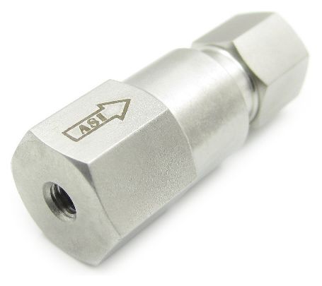 In-Line Check Valve With 18 Ball Cartridge Ultra High Pressure