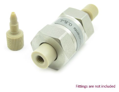 0.5 L Biocompatible PEEK Static Mixer In-line Housing Assembly