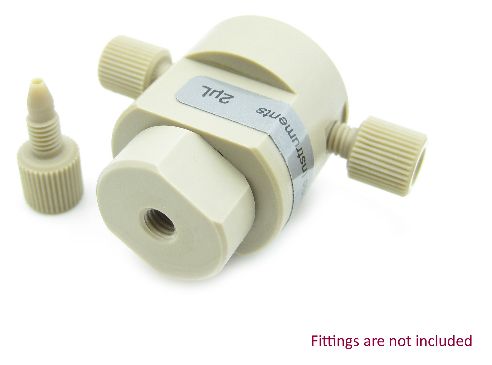 2 L Biocompatible PEEK Static Mixer Binary Tee Housing Assembly