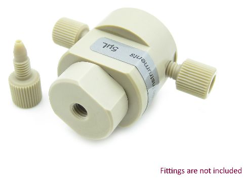 5 L Biocompatible PEEK Static Mixer Binary Tee Housing Assembly