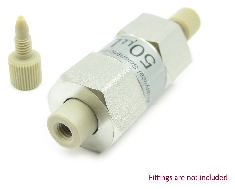 50 L Biocompatible PEEK Static Mixer In-line Housing Assembly