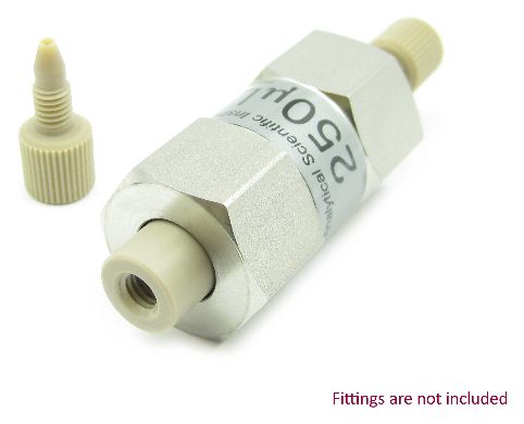 250 L Biocompatible PEEK Static Mixer In-line Housing Assembly