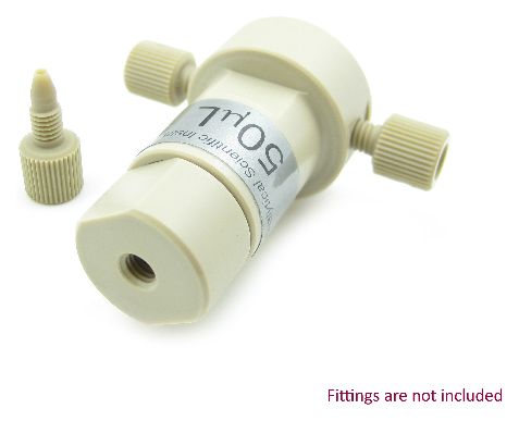 50 L Biocompatible PEEK Static Mixer Binary Tee Housing Assembly
