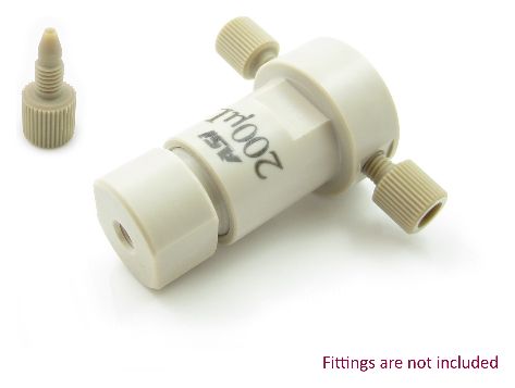 200 L Biocompatible PEEK Static Mixer Binary Tee Housing Assembly