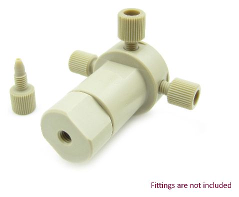 Low Flow Series Ternary Tee PEEK Housing