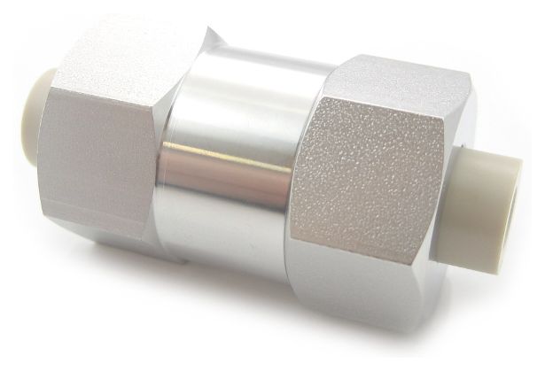 Analytical Flow Series In-Line PEEK Housing 14-28 Flat Bottom