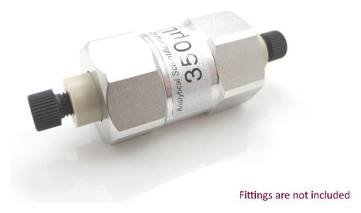 350 L Biocompatible PEEK Static Mixer In-line Housing Assembly 14-28 Flat Bottom