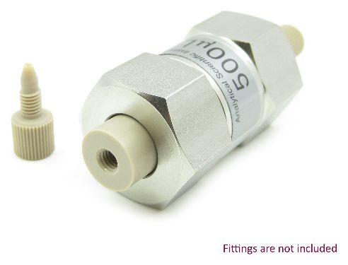 500 L Biocompatible PEEK Static Mixer In-line Housing Assembly
