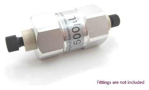 500 L Biocompatible PEEK Static Mixer In-line Housing Assembly 14-28 Flat Bottom