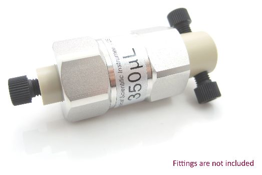 350 L Biocompatible PEEK Static Mixer Binary Tee Housing Assembly 14-28 Flat Bottom