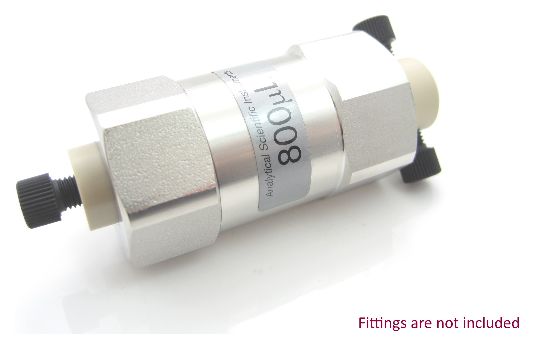 800 L Biocompatible PEEK Static Mixer Binary Tee Housing Assembly 14-28 Flat Bottom