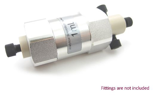 1 mL Biocompatible PEEK Static Mixer Ternary Tee Housing Assembly 14-28 Flat Bottom