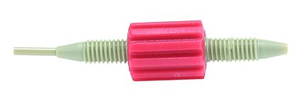 Coupler universal 0.13 mm ID red PP sleeve