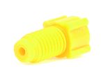 Nut flanged yellow