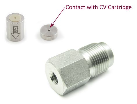 Outlet Check Valve Assembly Varian 212 LC ASI Model 500 Micro Head