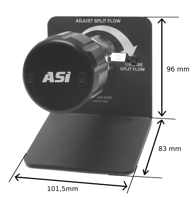 Analytical Post-Column Adjustable Flow Splitter