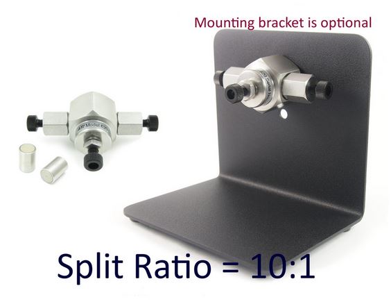 Analytical Binary Fixed Flow Splitter 101 Split Ratio