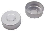 Originalittsgesicherte Lochkappe mit abreibarem Aluminium-Mittelstck