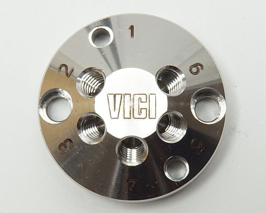 Stator 6 port 2-pos C2-valve vertical 116  0.25mm N60 VICI C2V-1C06.A
