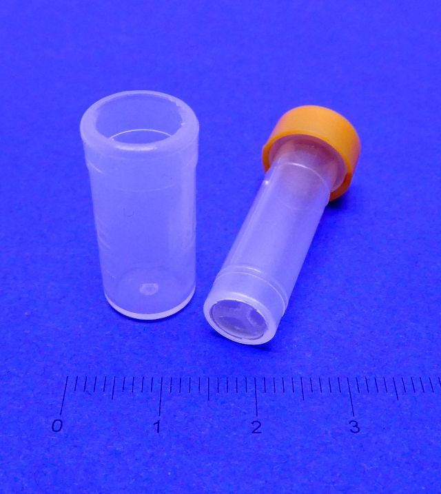 Separa Syringeless filter vial 0.45 m PVDF Orange
