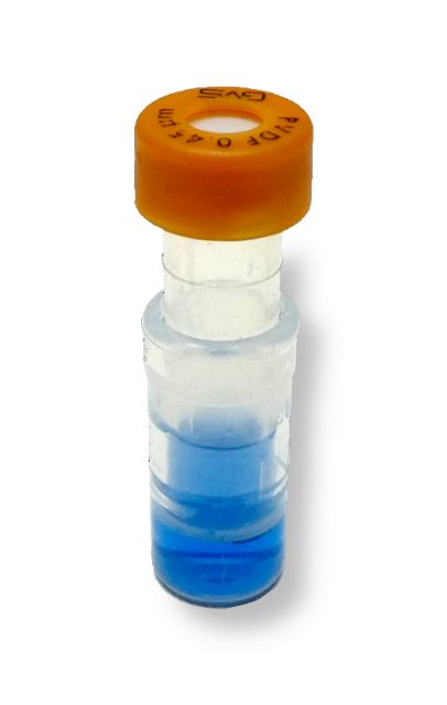 Separa Syringeless filter vial 0.45 m PVDF Orange