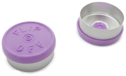 20mm Flip-off Kappe Mittelabriss Lavendel