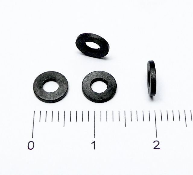 Schwarze Ventil-Dichtung 2 dnn innen