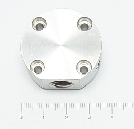Syringe valve stator