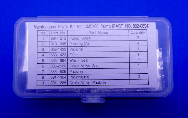 Maintenance parts kit for Chromaster HPLC 5160 pumps
