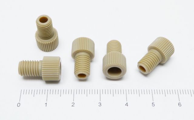 Short 18 LT Male Nut PEEK - Natur IDEX HS LT-215