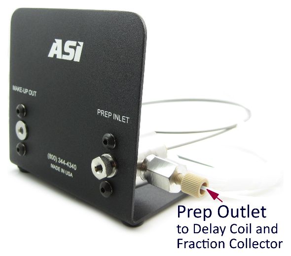 4001 Split Ratio Fixed Makeup-Flow Splitter Prep Inlet Flow 10 - 20 mLmin