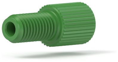 Flangeless Male Nut 116 in Green IDEX HS P-205