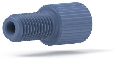 Flangeless Male Nut 116in Blue IDEX HS P-206