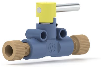 2-Way Valve Tefzel mit Fittings IDEX HS P-782