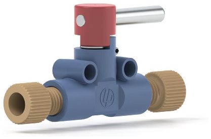 2-Way Valve mit Fittings IDEX HS P-783