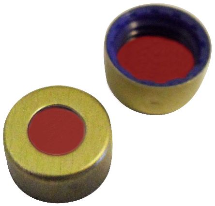 Vial-Deckel mit aufmontierter magnetischer Kappe silber
