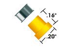 Superflangeless Ferrule Assembly Tefzel 18 100pkbrIDEX HS P-359XL