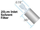 Solvent Filter Inlet IDEX HS A-225A