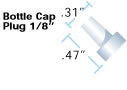 Bottle Cap Plug 18 IDEX HS A-628