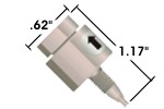 CV Outlet Non-Metallic 14-28I 10-32E IDEX HS CV-3336