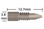 Headless Nut 6-32 Coned .025in IDEX HS F-125H