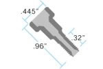 SealTight PEEK Fat-Head IDEX HS F-287