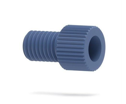 Nut SF Short 116in PEEK Blue IDEX HS LT-115B