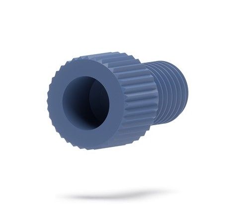 Nut SF Short 116in PEEK Blue IDEX HS LT-115B