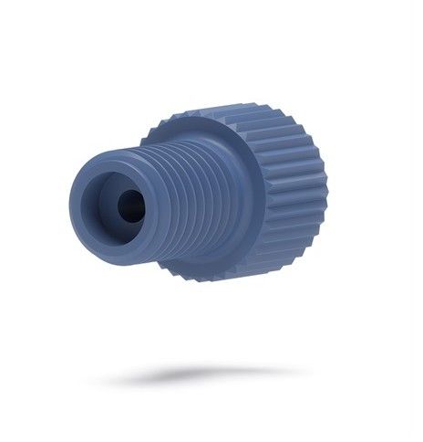 Nut SF Short 116in PEEK Blue IDEX HS LT-115B