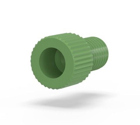 Nut SF Short 116in PEEK Green IDEX HS LT-115G