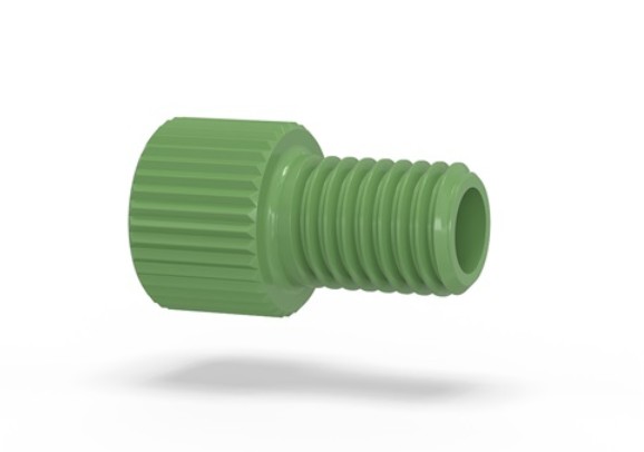 Nut SF Short 116in PEEK Green IDEX HS LT-115G