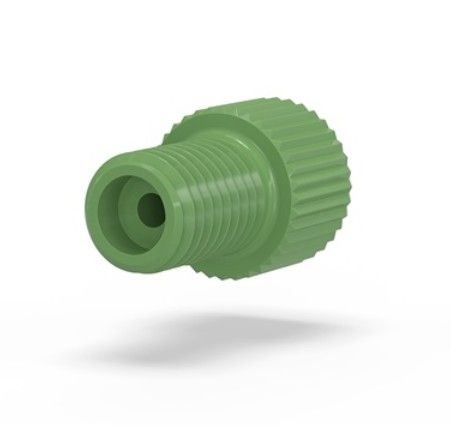 Nut SF Short 116in PEEK Green IDEX HS LT-115G