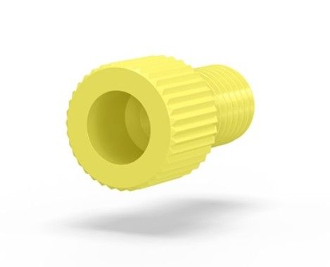 Nut SF Short 116in PEEK Yellow IDEX HS LT-115Y