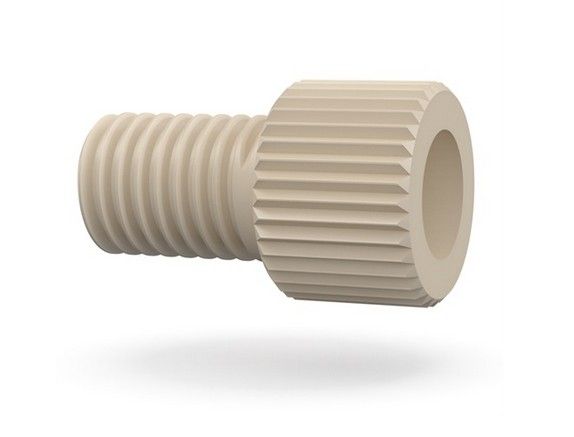 Short 18 LT Male Nut PEEK - Nat10pk IDEX HS LT-215X